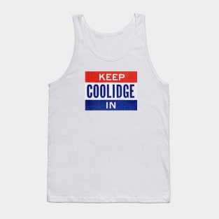 1924 Keep Coolidge In Office Tank Top